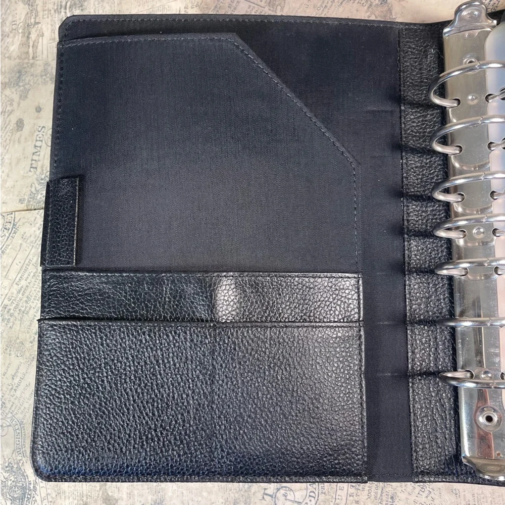 Day-Timer binder Genuine Leather made in the USA Binder